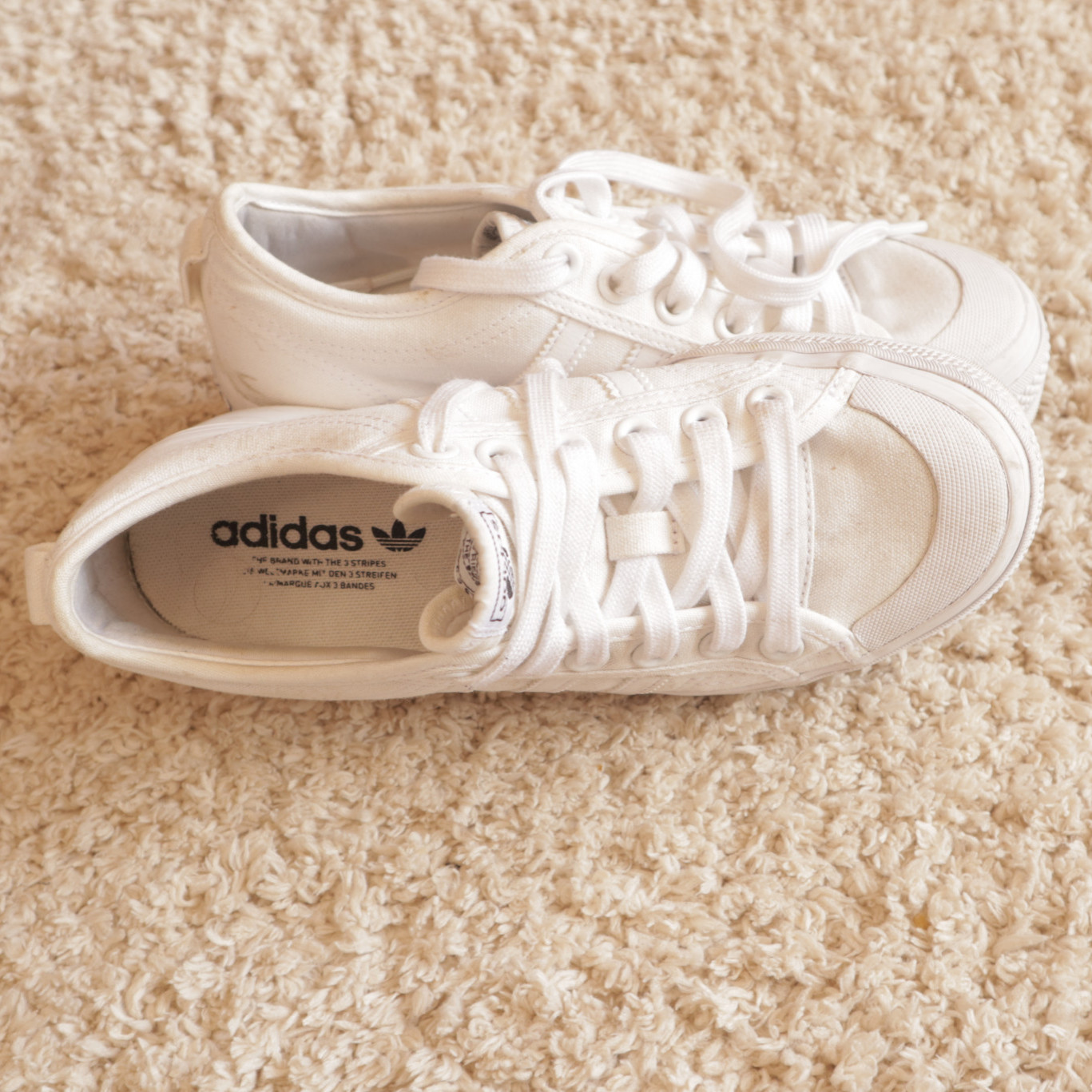 White Adidas Shoes